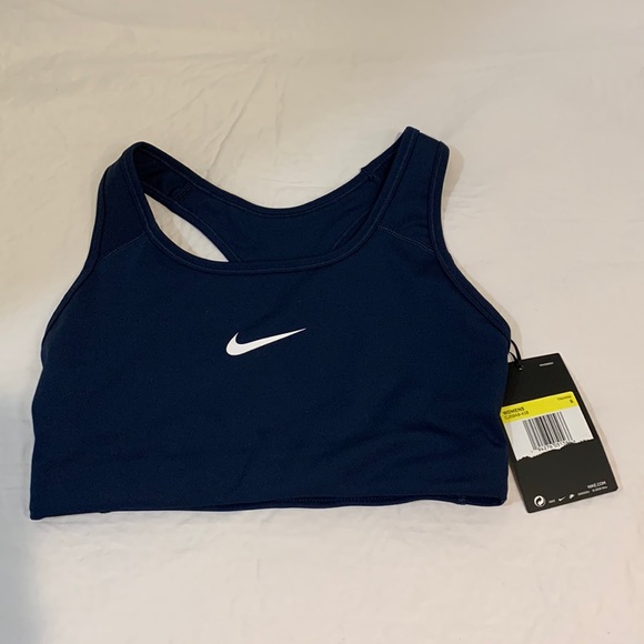 Navy blue nike sports bra Clearance